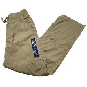 Gap Kids Boys Drawstring Tan Khaki Cargo Pants - Size 8, New